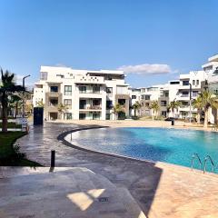 Hivernage, agadir bay, beach, pool, modern apartment