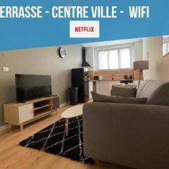 Centre Ville Superbe T2 Neuf Wifi Terrasse Netflix