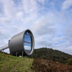 World's Only Skybarrel on edge of Extinct Volcano