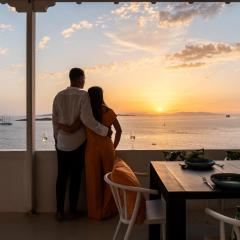 Yalos mykonos 3 bedroom Luxury home in Mykonos Town with Sea & Sunset view