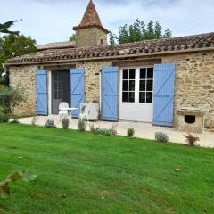 La petite maison bleue avec piscine