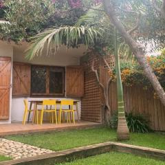 Mediterranean house, beach and charm garden