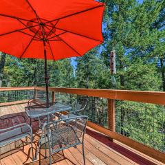 Cloudcroft Cabin with Deck Less Than 2 Mi to Downtown!