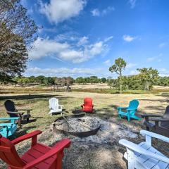 Home on Cedar Creek Reservoir with Dock and Fire Pit!