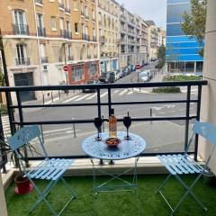 Studio avec balcon et parking en sous-sol