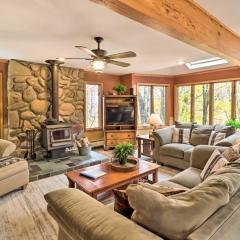 Outdoor Theater, Deck and Fire Pit Poconos Retreat