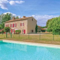 Stunning Home In St Maixent De Beugn With 5 Bedrooms, Wifi And Private Swimming Pool