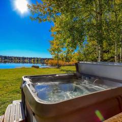Pagosa Lakefront Home with Hot Tub, AandC, and Canoe!