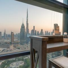 Vacay Lettings - Modern 1 bed with beautiful Burj views at DIFC