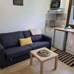 Studio bien équipé et indépendant avec véranda commune
