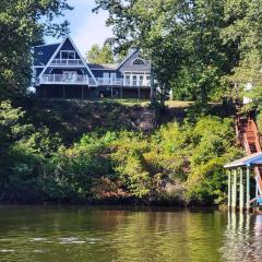 Riverfront Retreat on 4 Acres with Private Dock