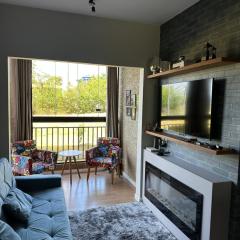 Apartamento novíssimo top com lareira
