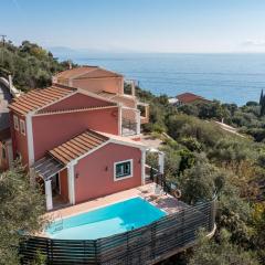 Seaview Villa Leana with Private Pool by Konnect, Nisaki