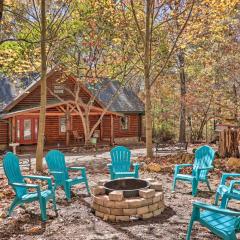Serenity Woods Cabin with Hot Tub and Fire Pit