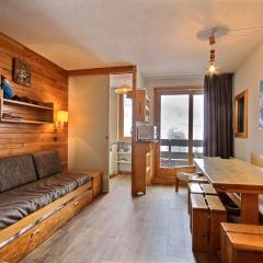 Appartement cosy avec balcon au pied des pistes et proche des commerces à Belle Plagne - FR-1-455-14