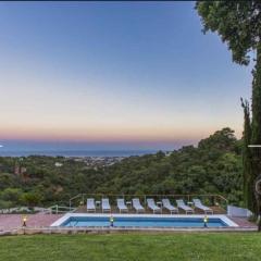 Private villa with panoramic views.