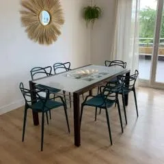 Au 154 Bis - Joli Appartement avec Grande Terrasse et proche de la plage à Malo