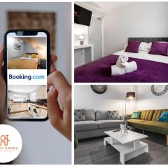 Supersized House 6 Beds Sleeps 14 w Garden & Carpark By Hinkley Homes Short Lets & Serviced Accommodation