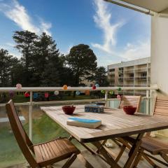 Carnac Plage: Grand 3P avec Loggia, Wifi, Parking, proche commerces et plage - FR-1-477-30