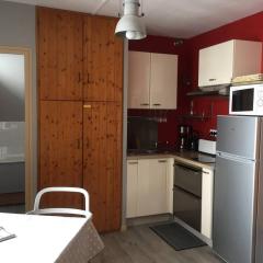 Studio pour 4 personnes avec ascenseur, parking gratuit et accès direct aux pistes - FR-1-602-82