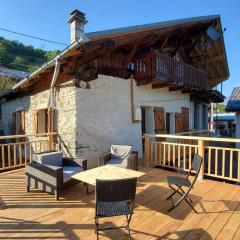 Maison de montagne face aux Arcs