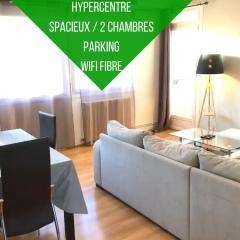 Le Voltaire -2 chambres- 70m2- HYPERCENTRE-Parking-WIFI FIBRE- Nouvelle literie