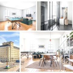 Helsinki Tower Penthouse 1 BR and Loft with 360-degree Views