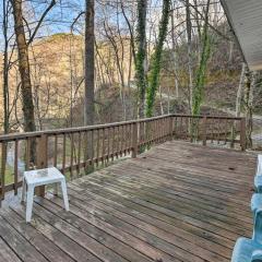 Secluded Bryson City Home with Deck, Steps to Creek!
