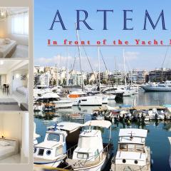 MELMA PROPERTIES- ARTEMIS lower ground apartment in front of the Yacht Marina