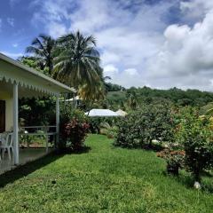 Superbe villa créole vue mer avec accès piscine et plage