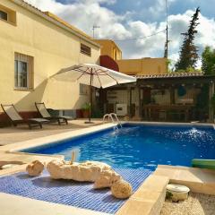 5 bedrooms villa with private pool enclosed garden and wifi at Cartagena 6 km away from the beach