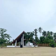 Private beachfront villa