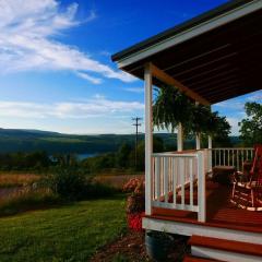 Vineyard Farmhouse with Hot Tub & Lake Views