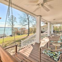 Country-Chic Home with Fire Pit, Steps to Lake!