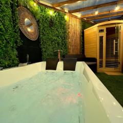 SPA de charme 6 pers avec Jacuzzi & Sauna privatifs au coeur de ville - Esprit Coco