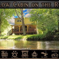 Yellow Cabin on the River