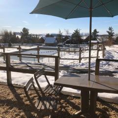 Le chalet de "Lamarmotte" T3 rénové avec terrasse sud en rez de jardin