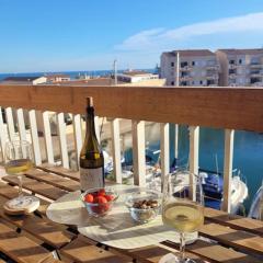 Béréa - Les Cormorans - Vue port et mer