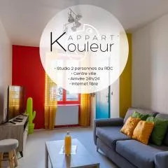 L'appart K-OULEUR- Wifi Fibre-Checkin auto- 2 pers
