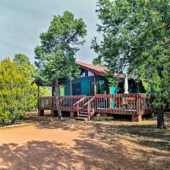 Bright Heber-Overgaard Cabin Fire Pit and Deck