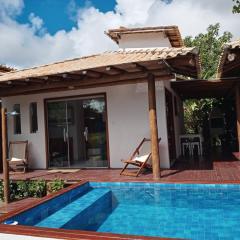Casa #4 - Piscina a 400 mts da Praia, 2 suites com Ar Cond - Taipu de Fora, Barra Grande