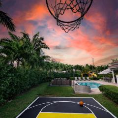 Beautiful house heated pool, basketball L01