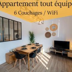 Fully equiped wifi apartment sleeps 6