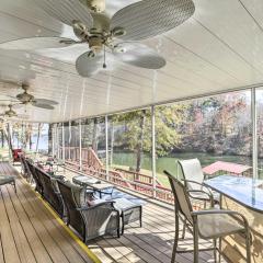 Pet-Friendly Lakeside Retreat Hot Tub and Dock!