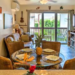 Pristine Lihue Condo with Balcony Walk to Beach!