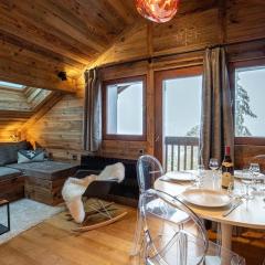 Chalet cosy · Ski au pieds · Centre station · Balcon - FR-1-688-29