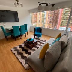 Rep del Salvador, Quito 1-bedroom condo with parking and Netflix