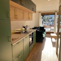 Pieds des pistes, 2 alpes, appartement avec très grande terrasse