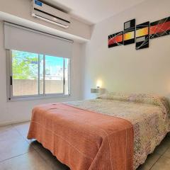 Departamento 2 amb luminoso confortable Terraza y pileta compartidas