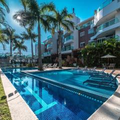 Boulevard 221D - Excelente apartamento em condomínio de luxo no centro de Bombinhas - Piscina - Jacuzzi - Academia - Portaria 24h - (Consultar serviços de roupa de cama e banho)